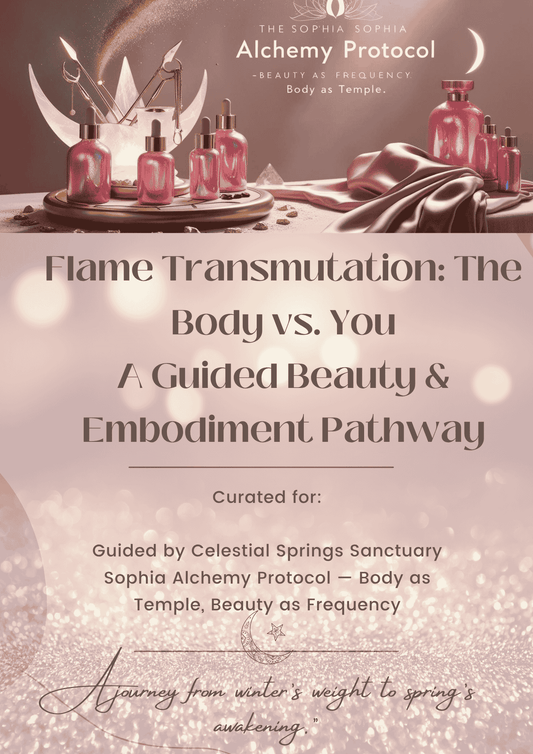 Sophia Alchemy - Flame Transmutation – 90-Day Accelerated Weight Release System