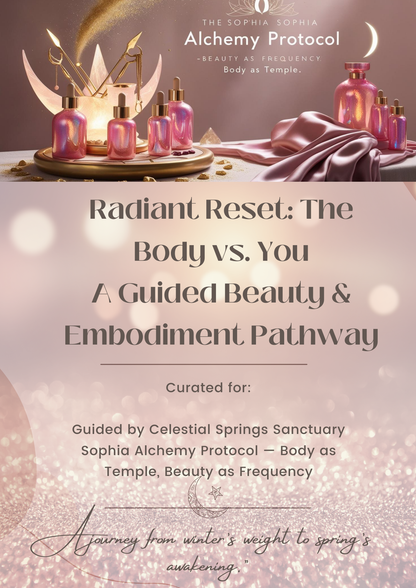 Sophia Alchemy -Radiant Reset – 90-Day Beauty + Wellness Ritual System